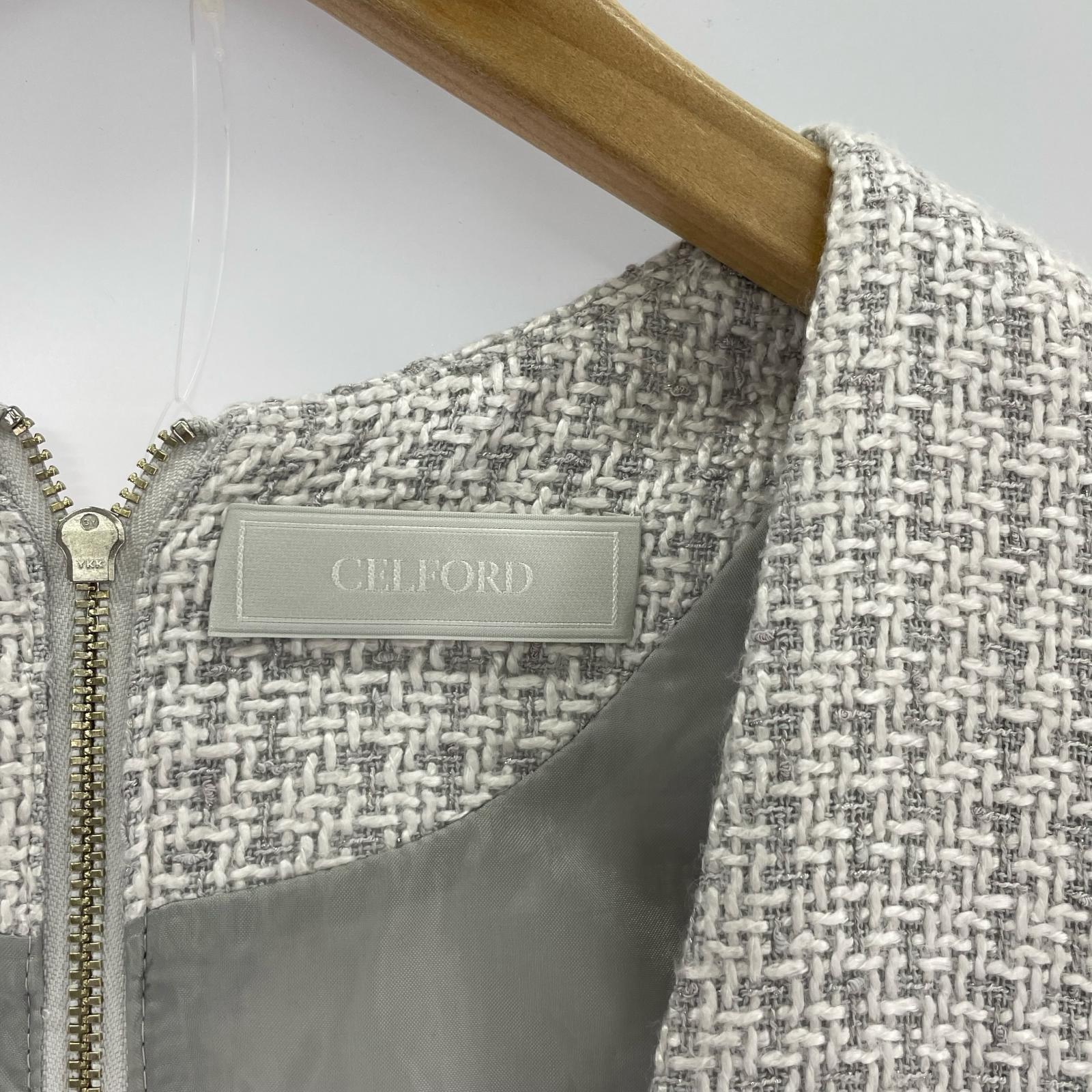ワンピース CELFORD グレー 38 グレー