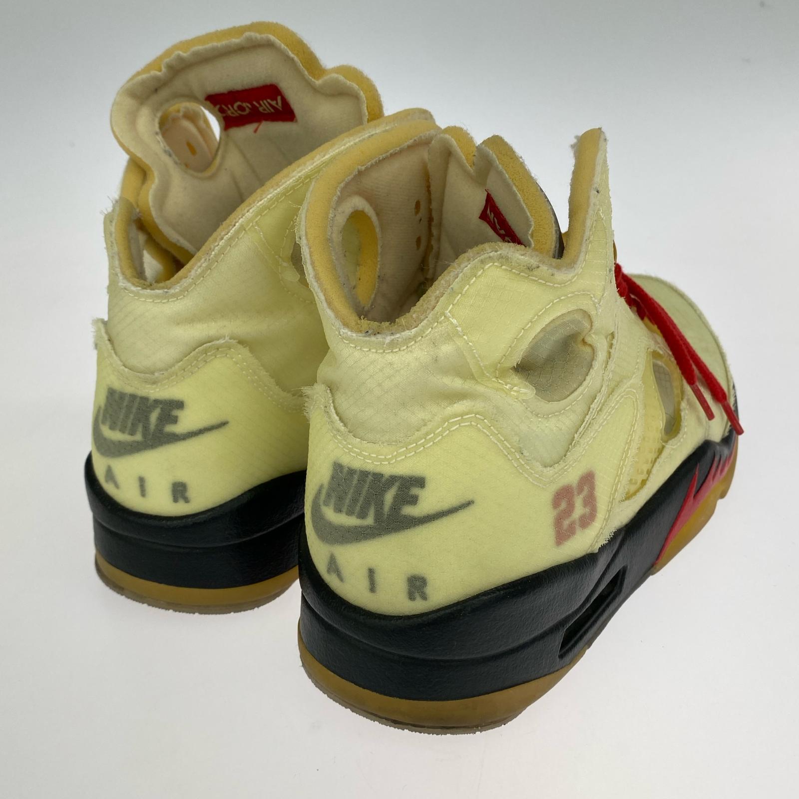 スニーカー Off-White Air Jordan 5 Sail 27cm (US9 UK8 1/2 EU44)
