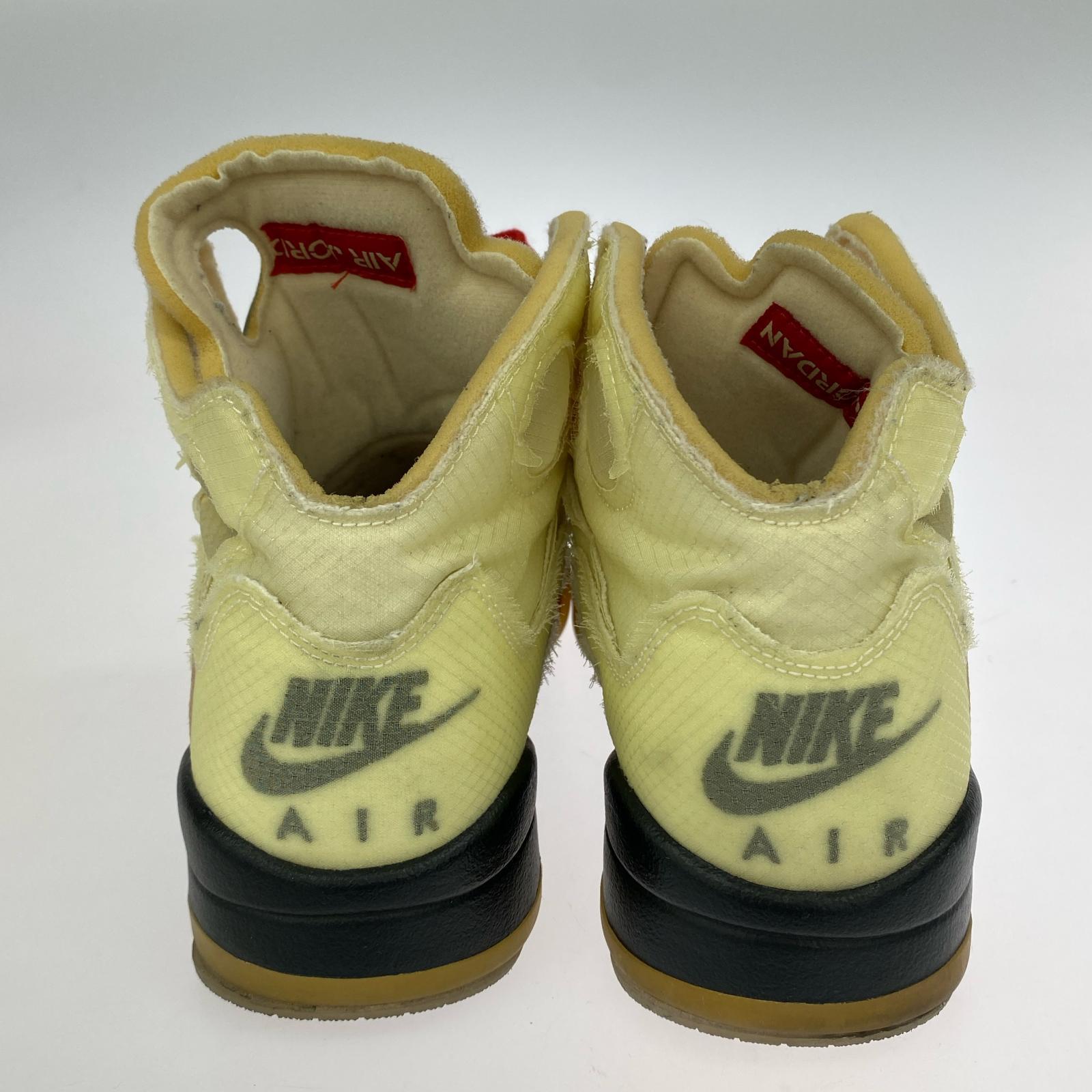 スニーカー Off-White Air Jordan 5 Sail 27cm (US9 UK8 1/2 EU44)
