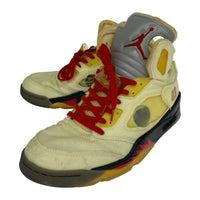 スニーカー Off-White Air Jordan 5 Sail 27cm (US9 UK8 1/2 EU44)