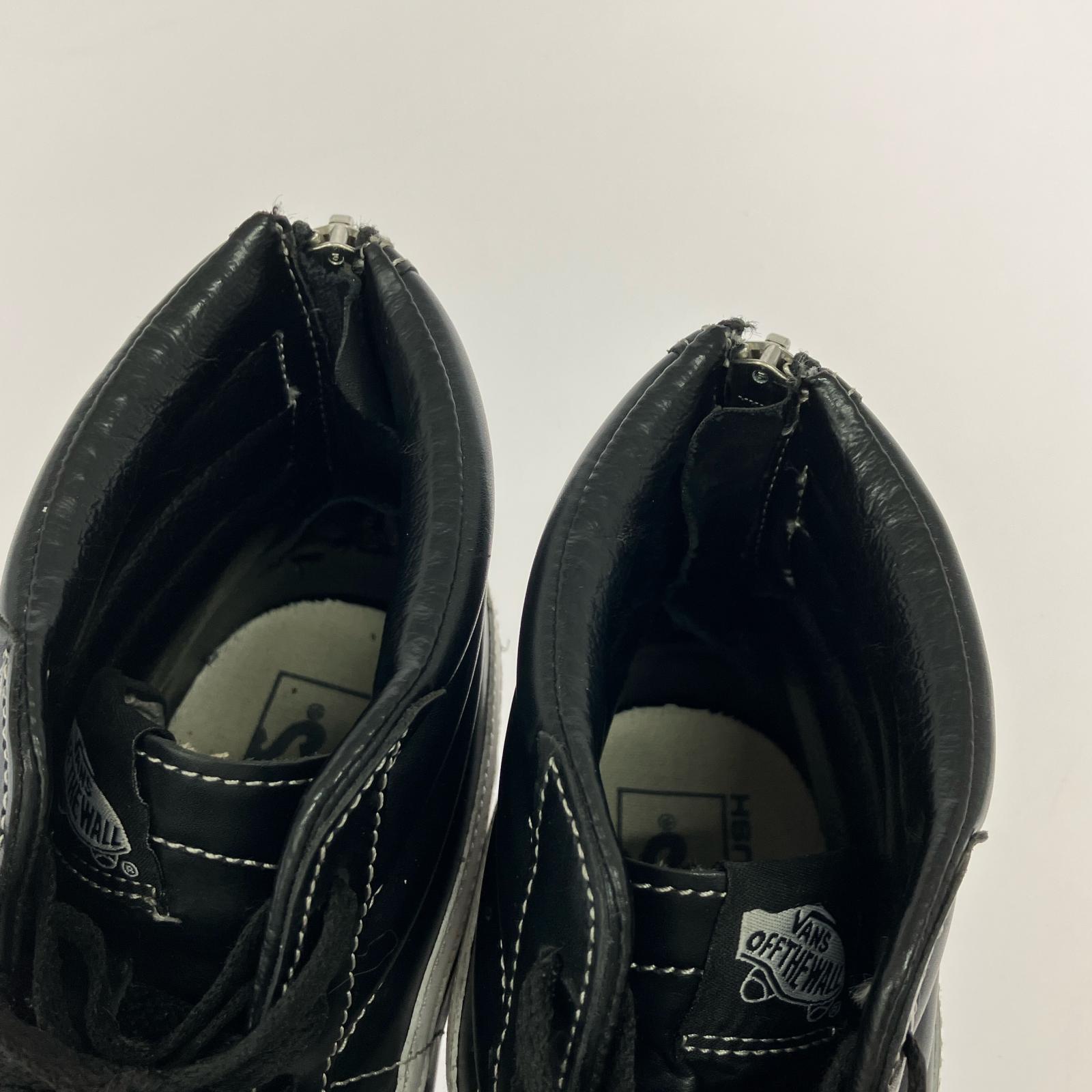スニーカー SK8-HI レザー 黒 584309-001 26.5cm (US8 1/2 UK8 EU43) ブラック