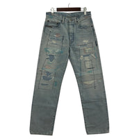 デニムパンツ 25SS CZSR加工 リペアデニム 28 28 ブルー