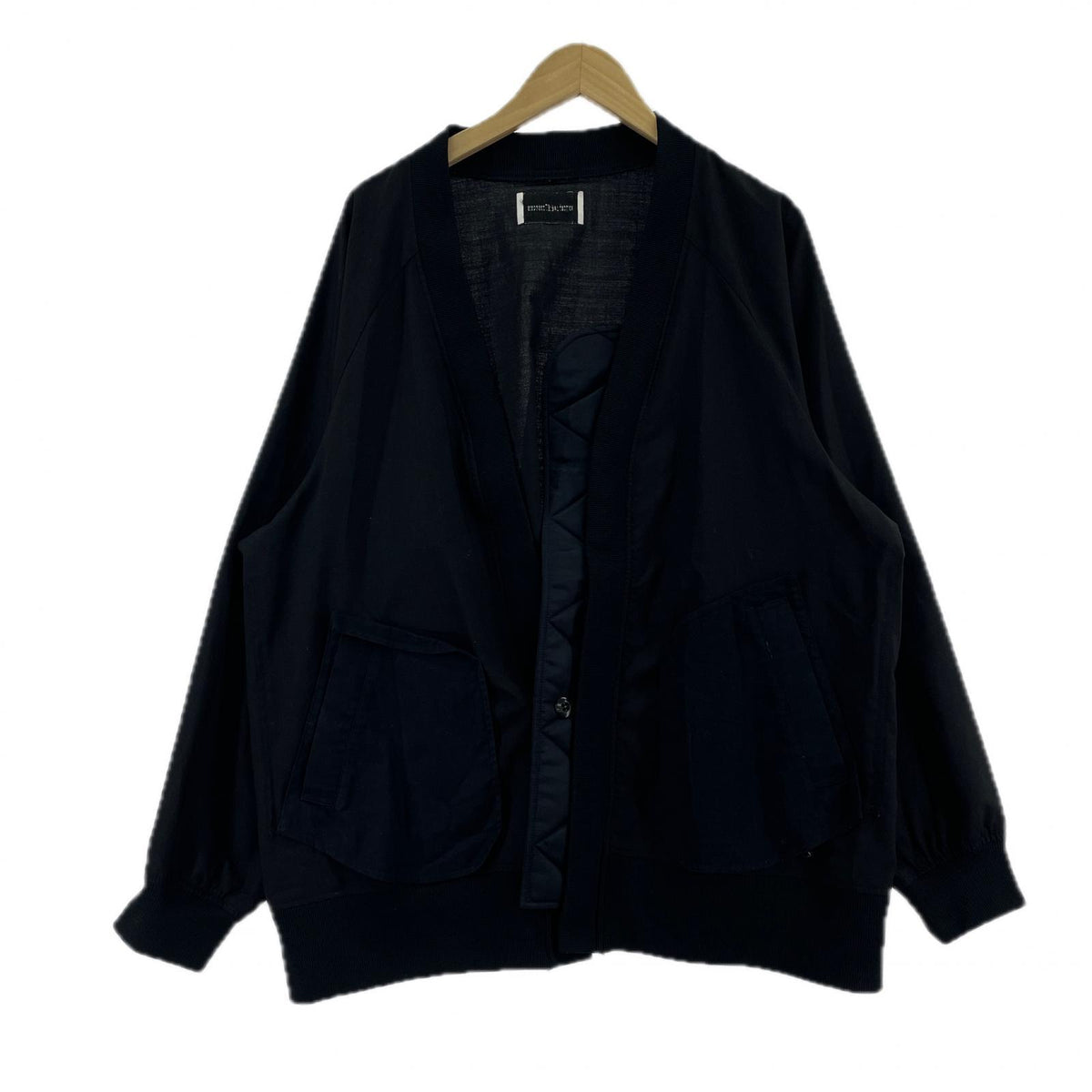 ジャケット elephant TRIBAL fabrics 切替カーデジャケット (M) M ブラック