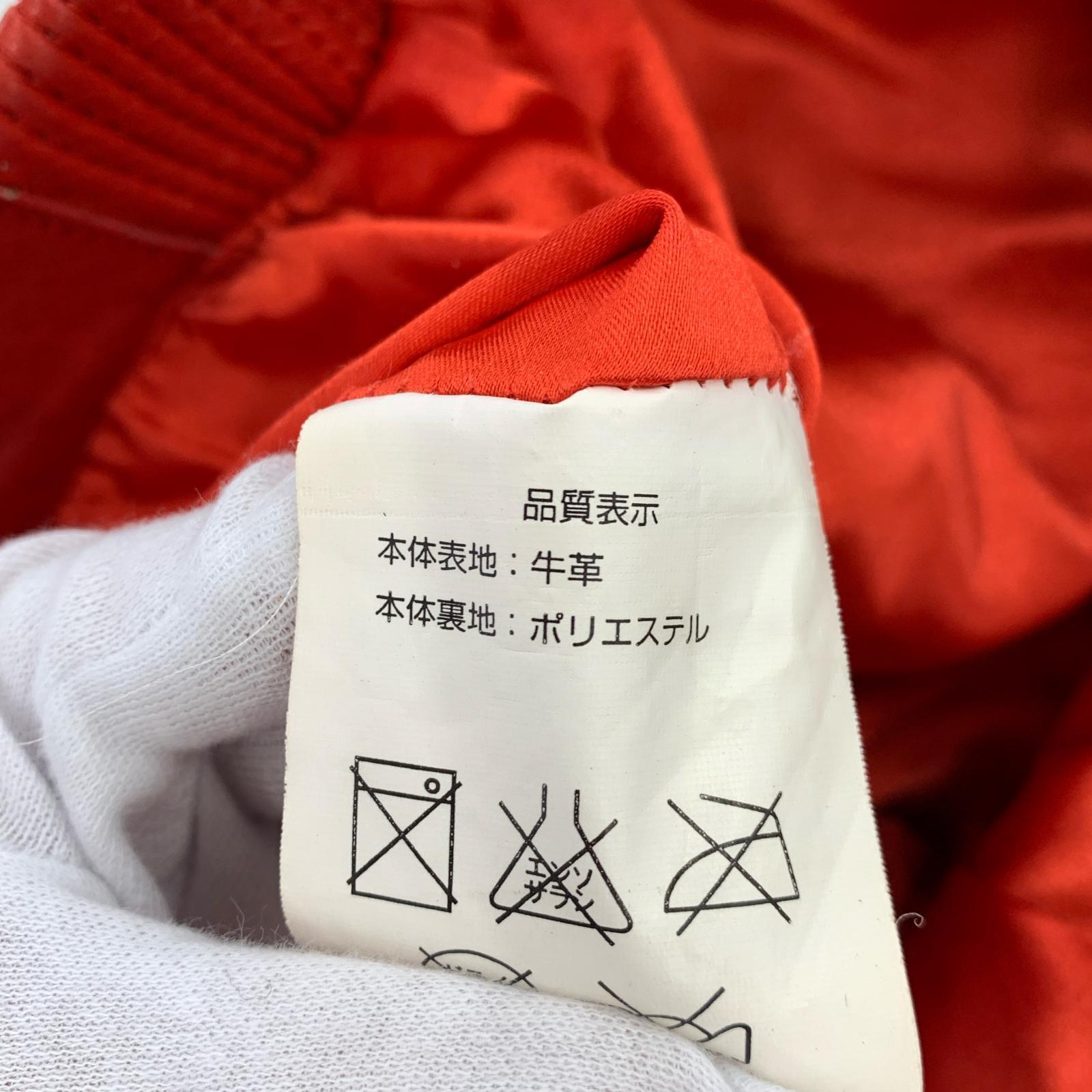 パンツ MOTO FIELD レザーパンツ 赤 W27