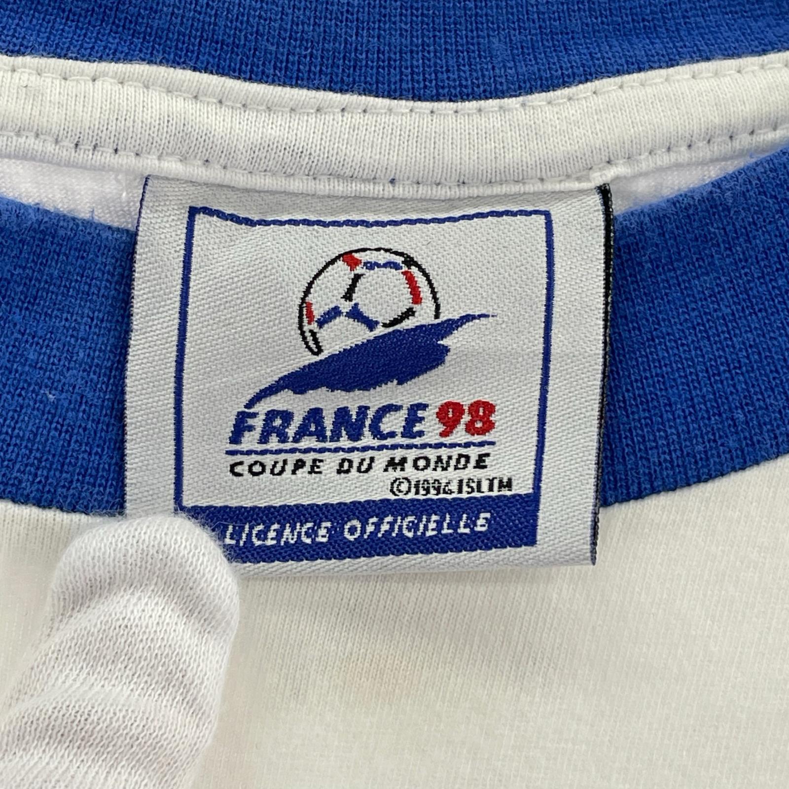 半袖Tシャツ 98年フランスW杯 リンガーTee(L) M ホワイト