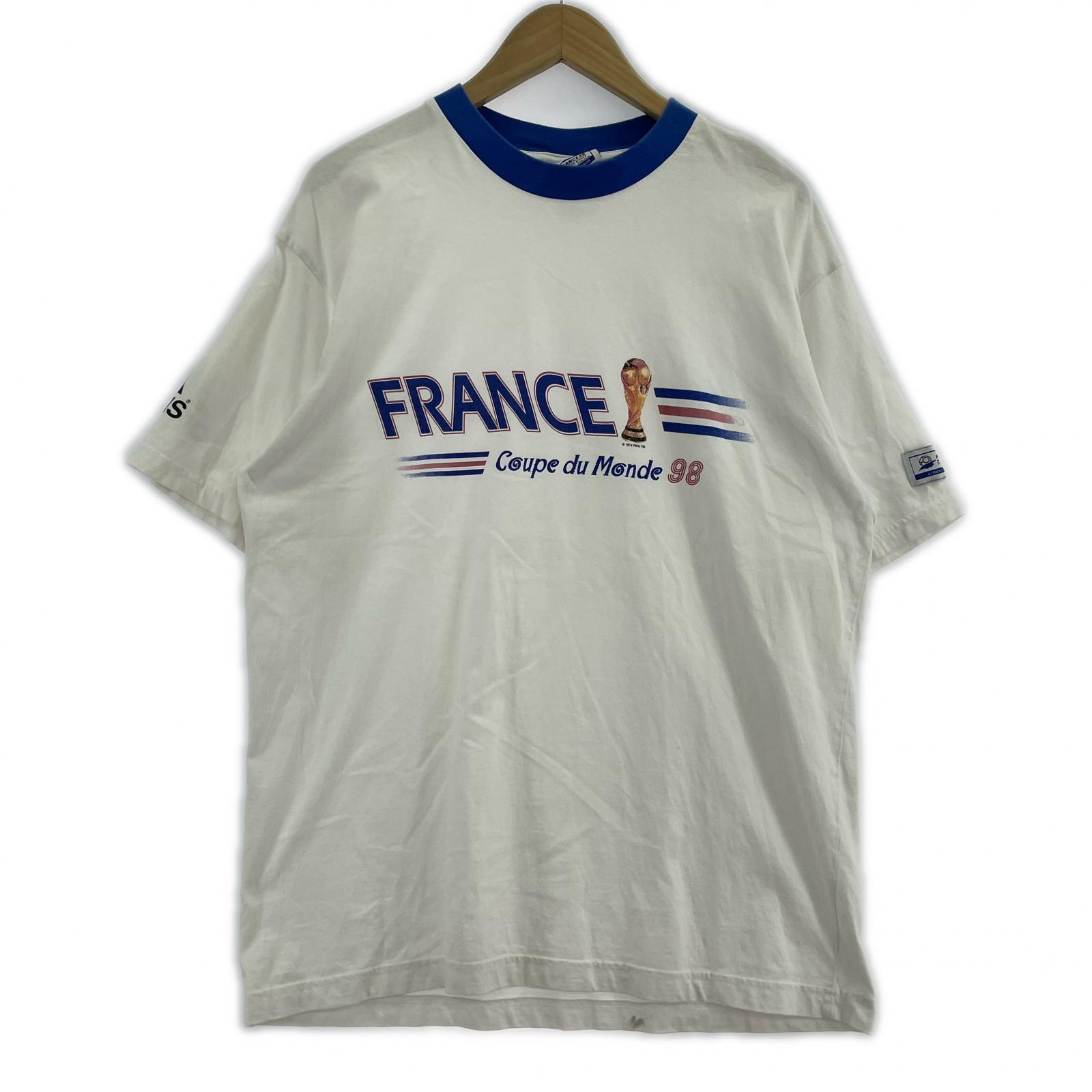 半袖Tシャツ 98年フランスW杯 リンガーTee(L) M ホワイト