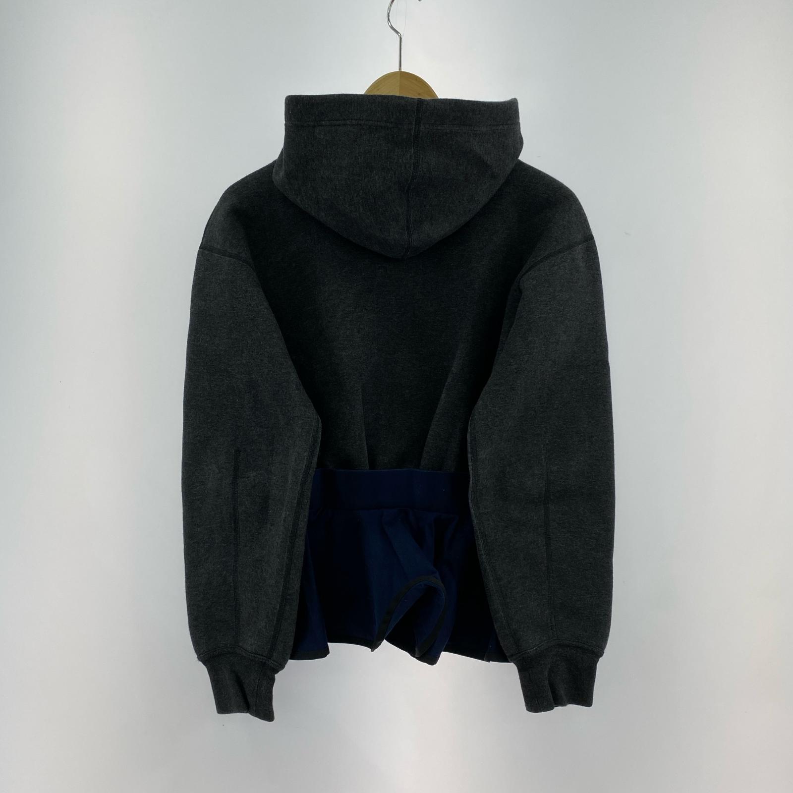 パーカー Sacai Tech Fleece Zip Up XS グレー グレー