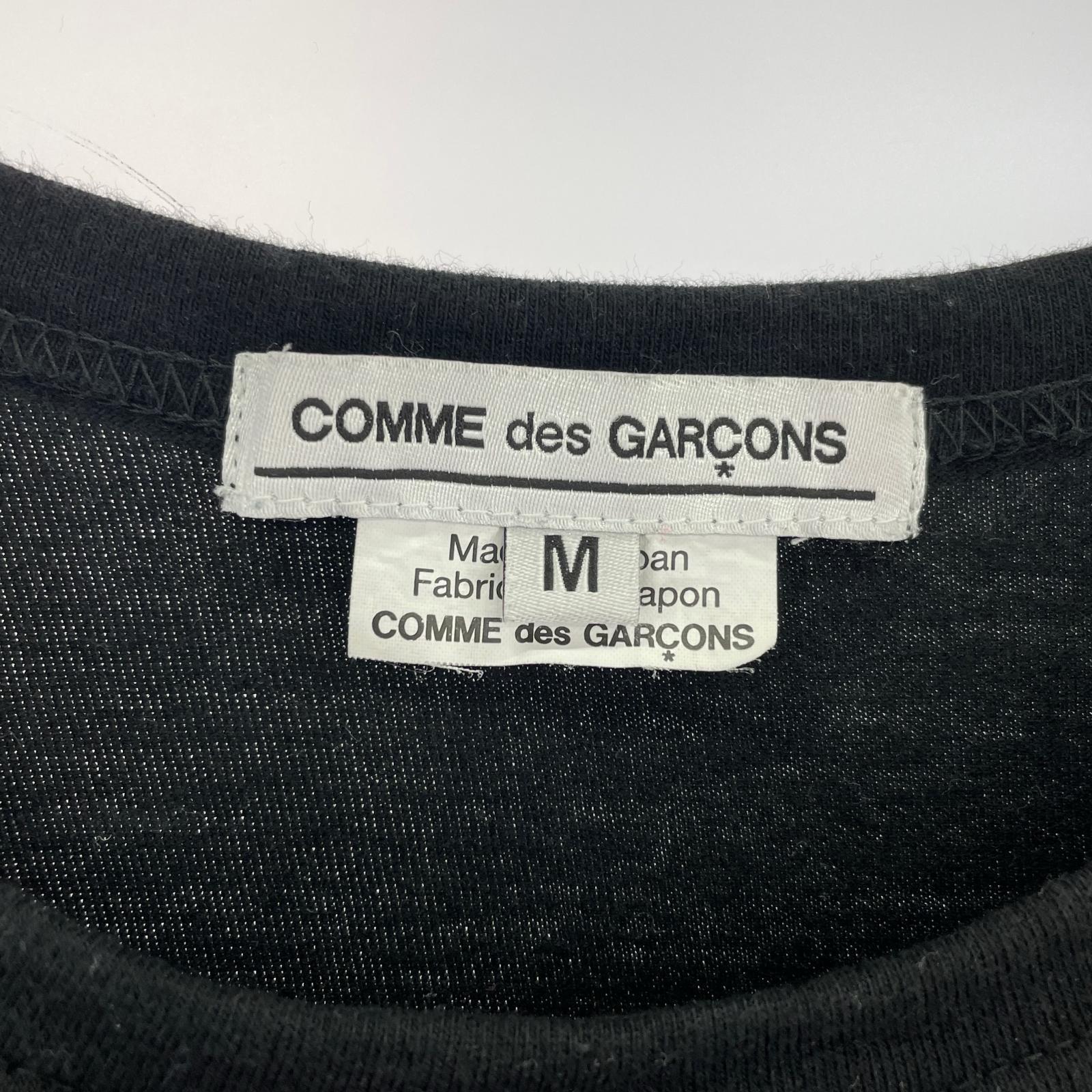 半袖Tシャツ 24SS CDGロゴ 半袖Tシャツ 黒 (M) M ブラック