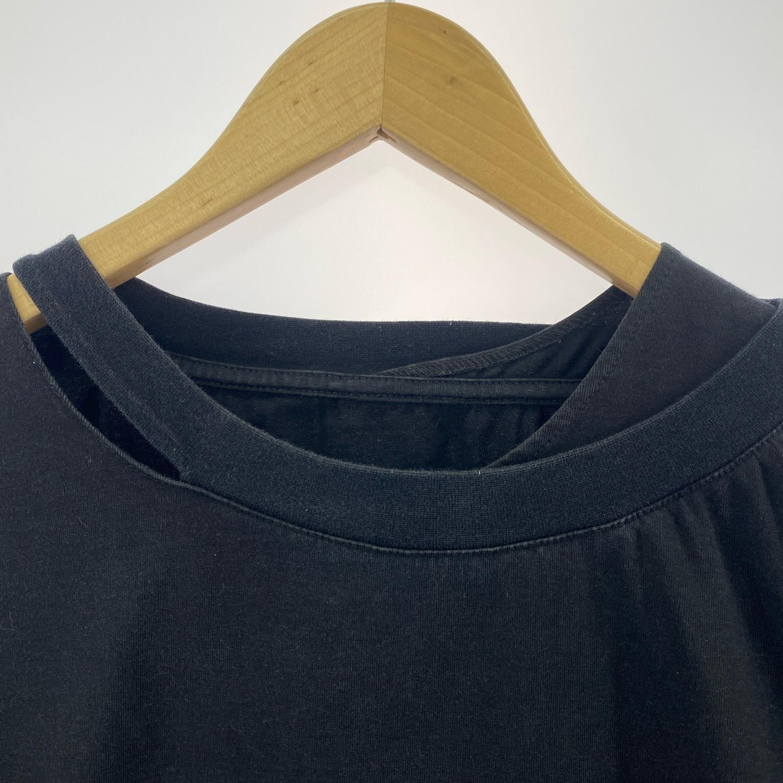 半袖Tシャツ Maison Margiela リブスリット M ブラック
