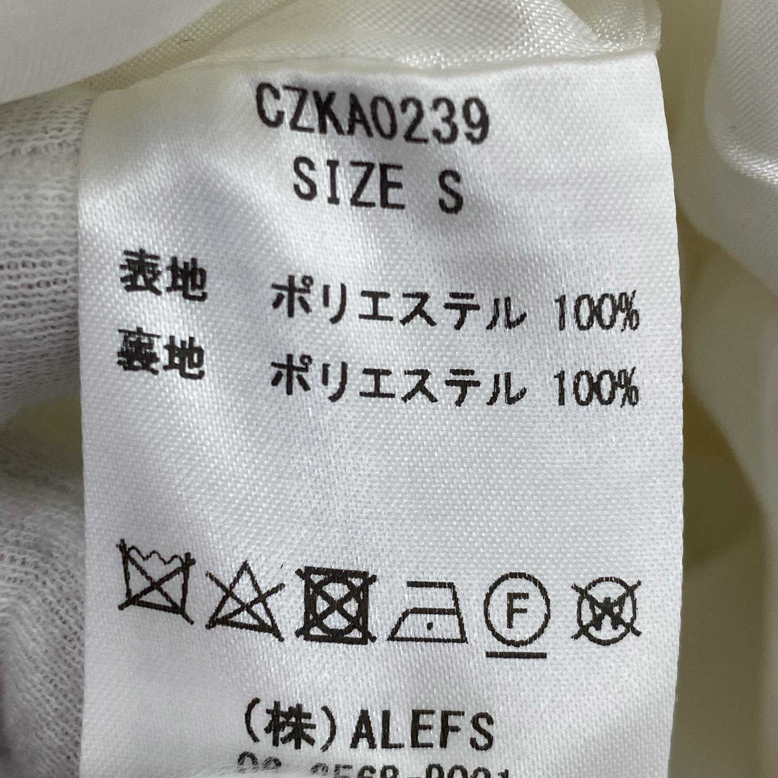 サロペット AMBIENT ネックスリットオールインワン WHT S S ホワイト