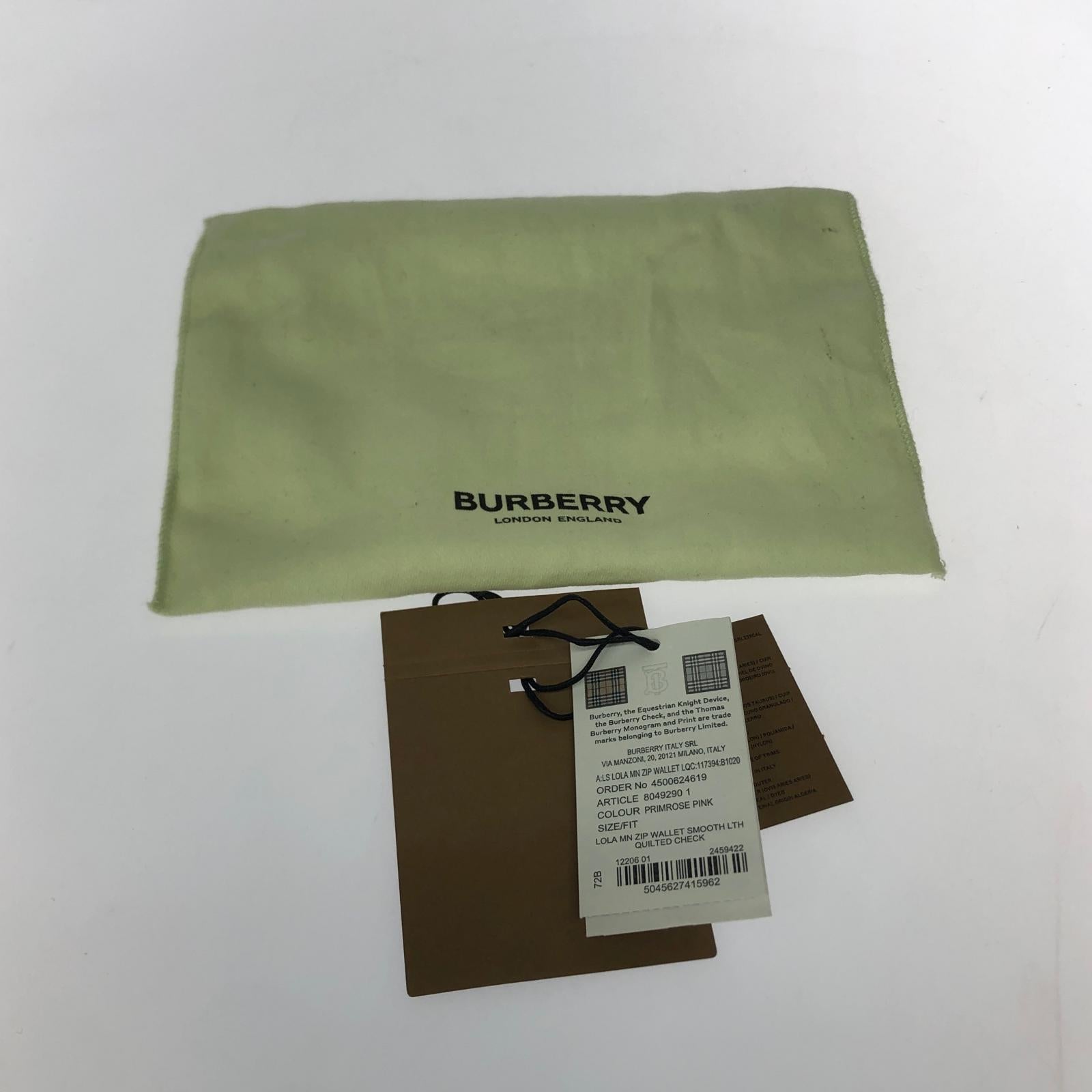 コンパクトウォレット QUILTED LAMBSKIN LOLA ZIP WALLET 8049290 ピンク