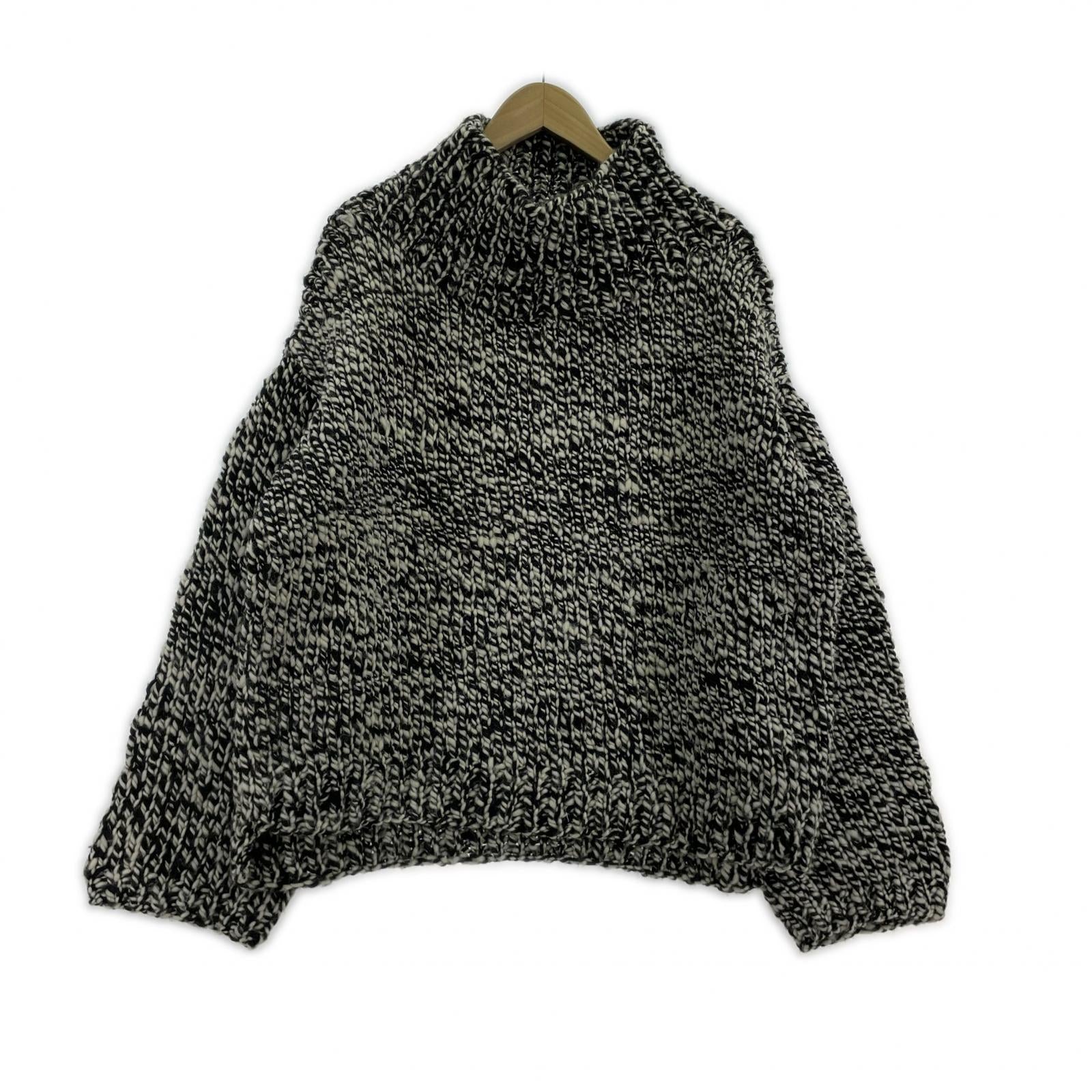 ニット 22AW HAND OVERSIZED HIGH NECK SWEATER