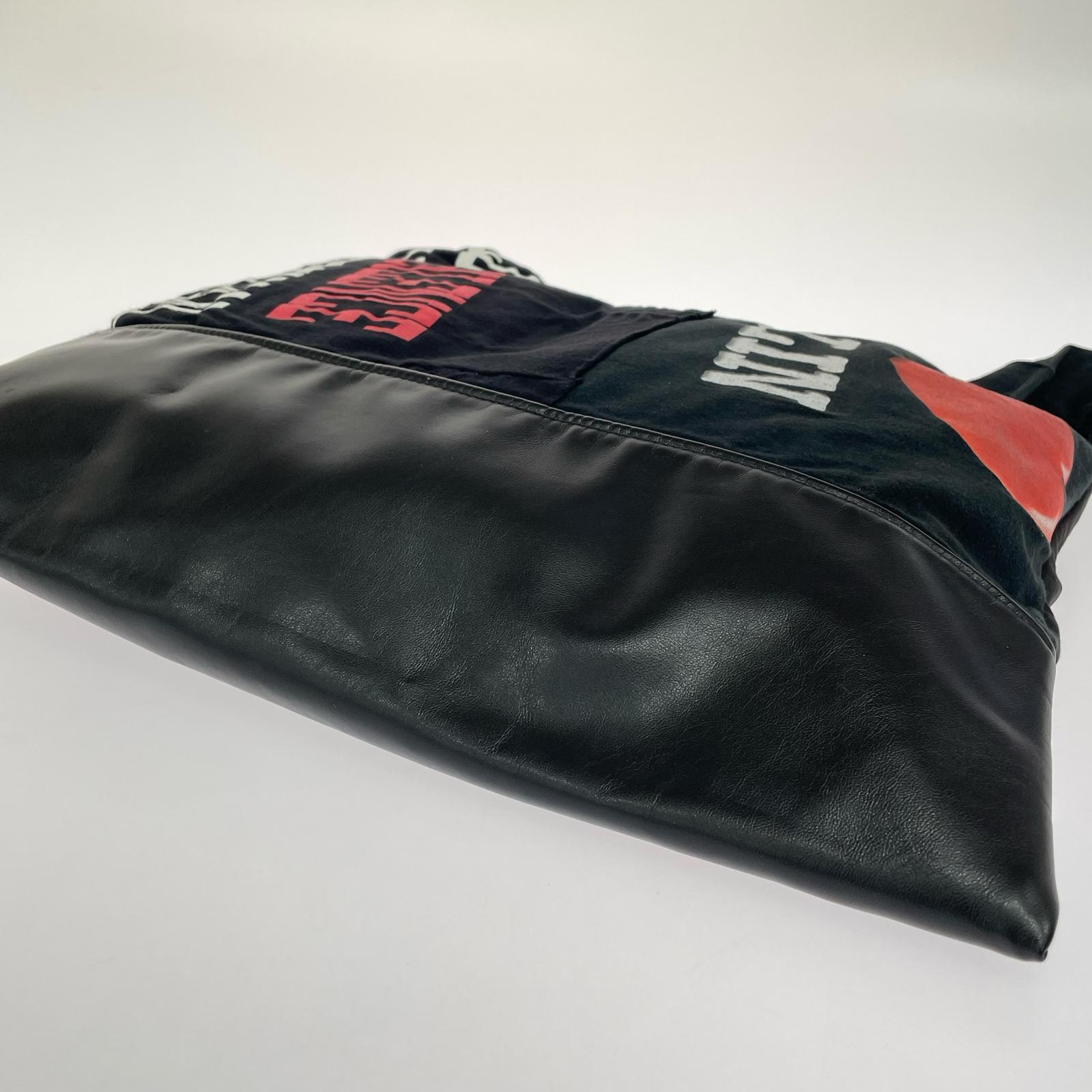 その他バッグ リメイク トートバッグ 黒 ブラック