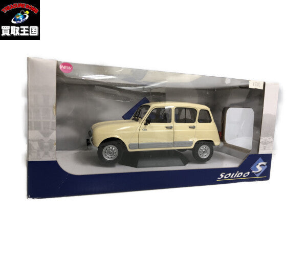 solid 1/18 ルノー 4CV 1956 ベージュ スケールカー