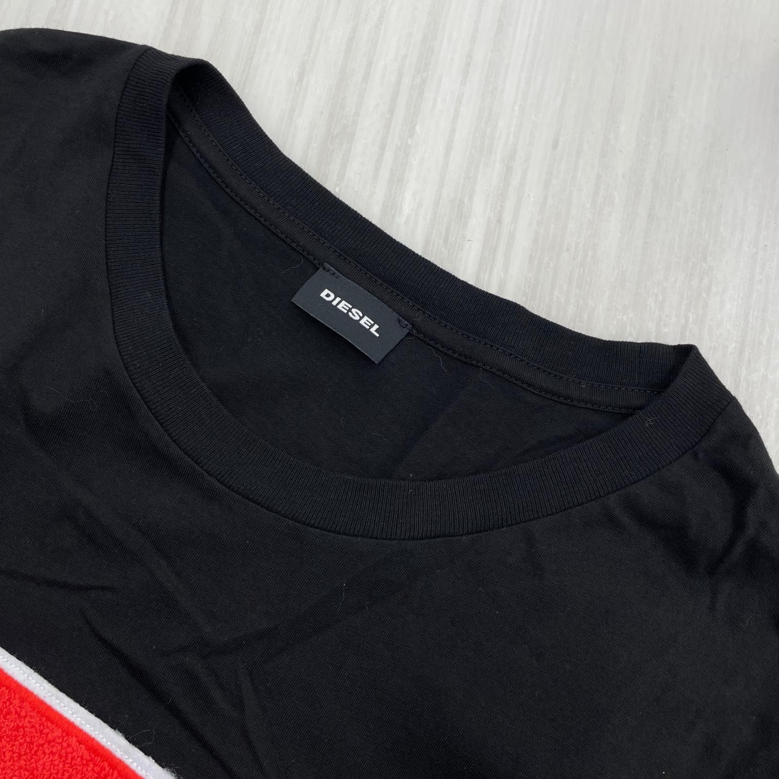 半袖Tシャツ Dロゴ パイル 3XL ブラック