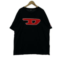 半袖Tシャツ Dロゴ パイル 3XL ブラック
