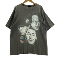 半袖Tシャツ 90s the 3 stooges moovie tee グレー