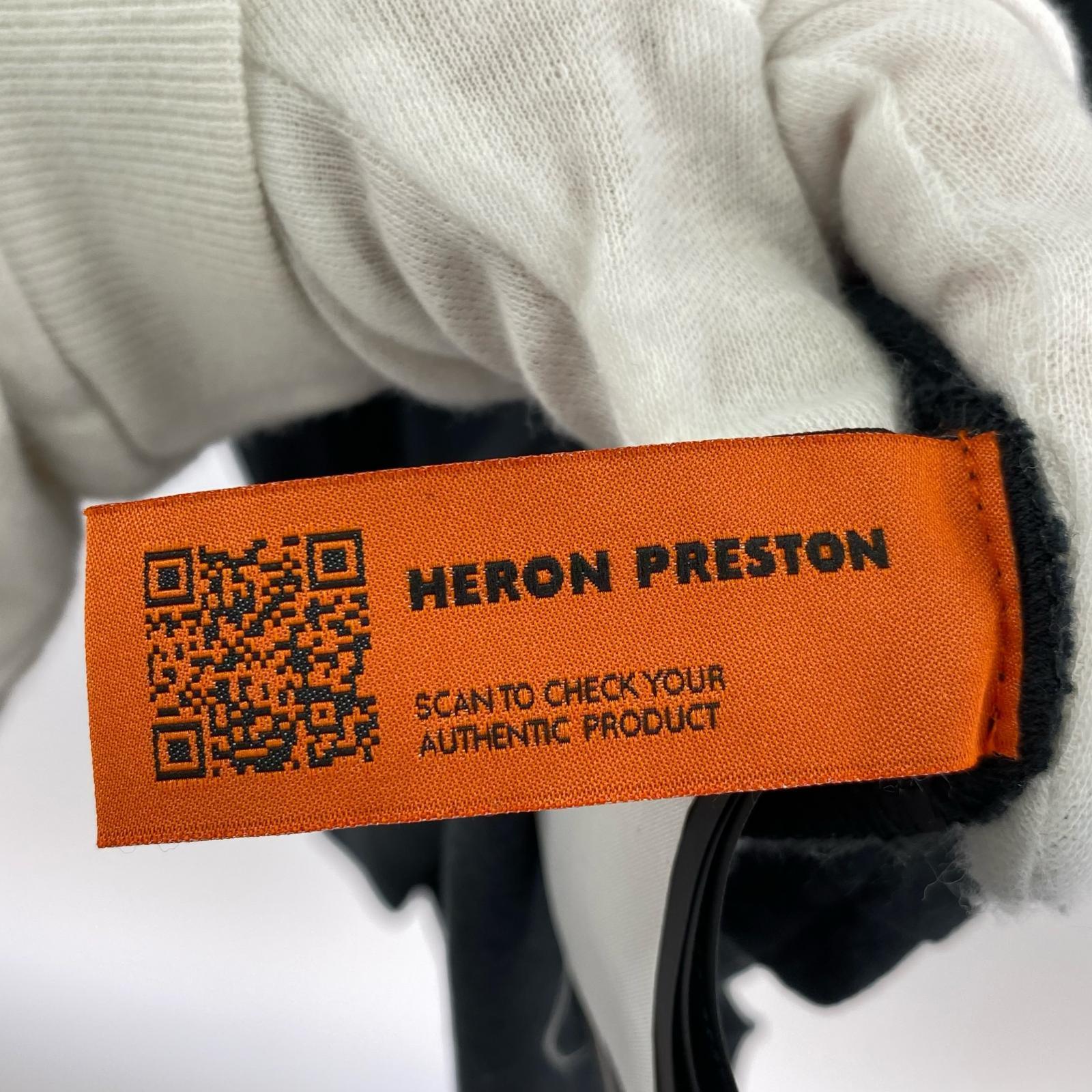半袖Tシャツ Heron Preston Logo Graphic Printed Short-sleeved T-shirt HMAA026C99JER001 黒 (L) L ブラック