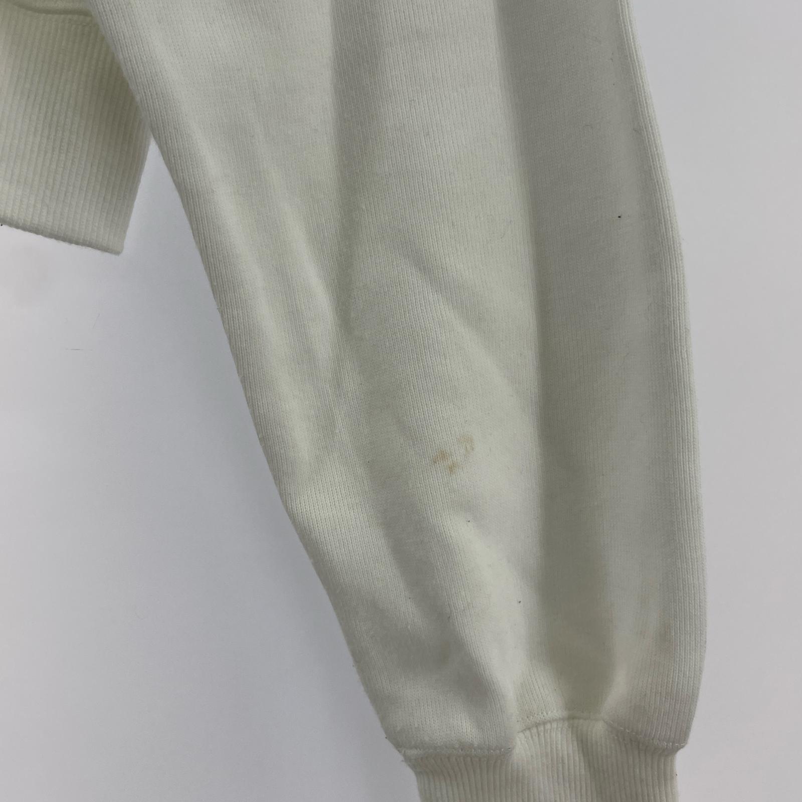 スウェット 24SS ショート丈 ロゴスウェット 白 フリー ホワイト