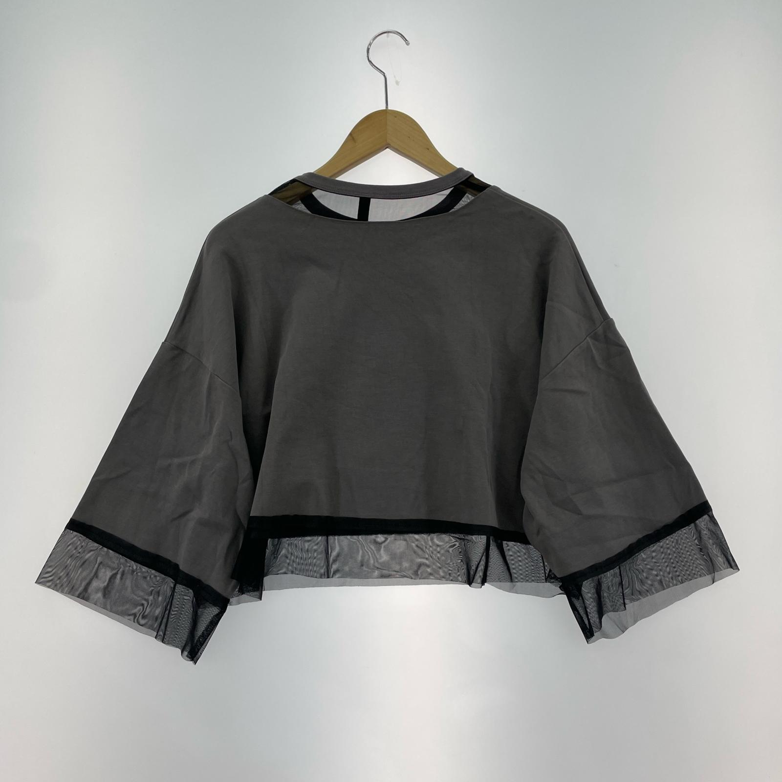 半袖Tシャツ 24SS グラフィッククロッププリント TEE 0 グレー