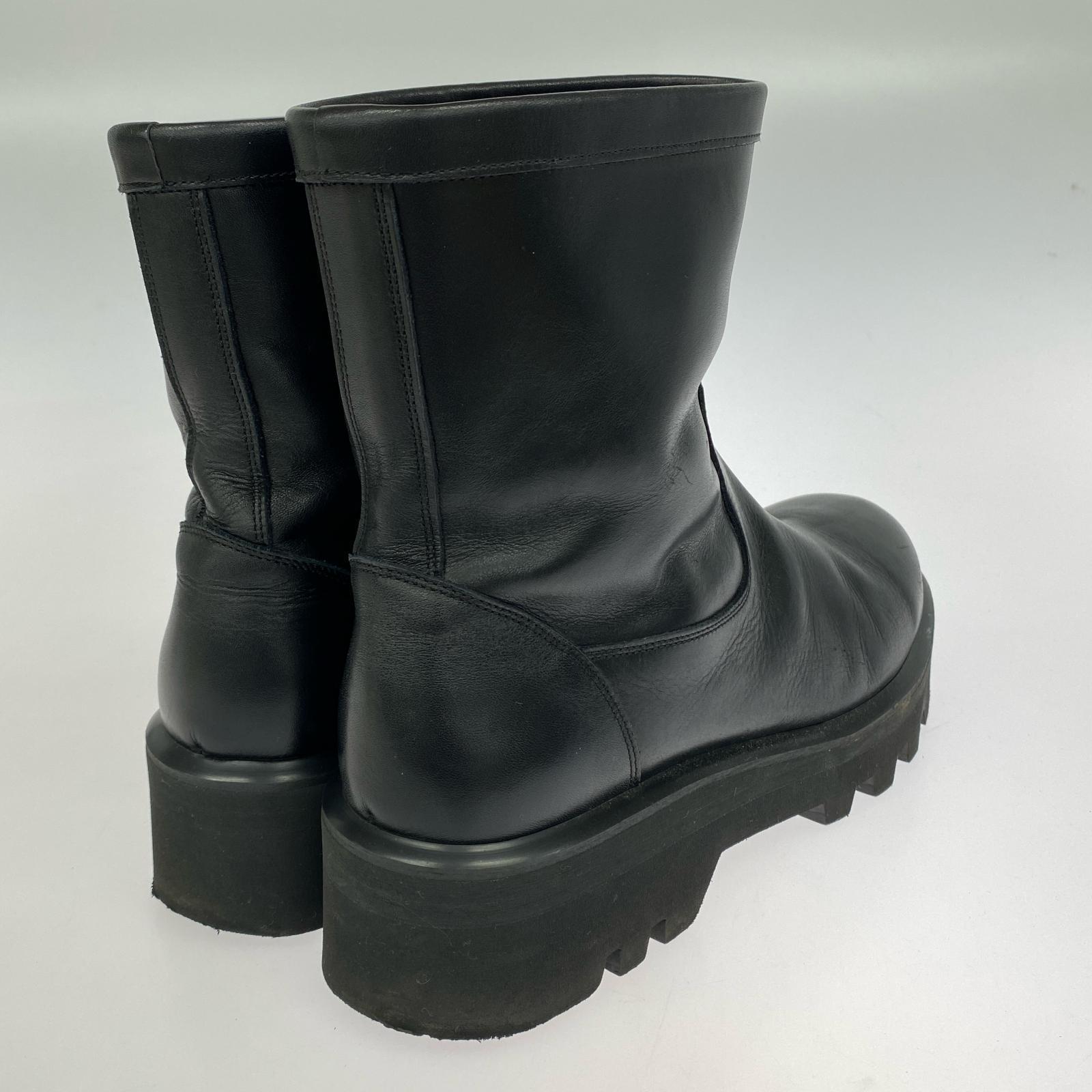 ブーツ 22AW VIBRAM SOLE BOOTS 黒 44 ブラック