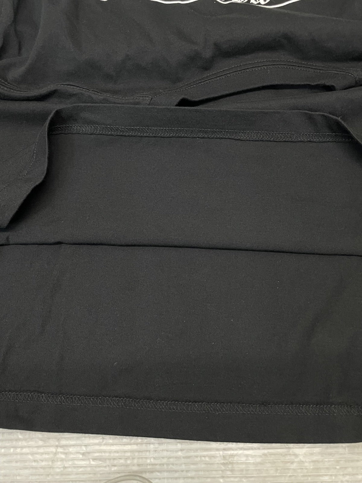 長袖Tシャツ CHROME HEARTS CH L/S/1 スクロールラベルL/SポケTee XL ブラック