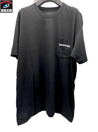 半袖Tシャツ CHROME HEARTS CH CRS SCROLL LABEL スクロールラベルS/STee XXL ブラック
