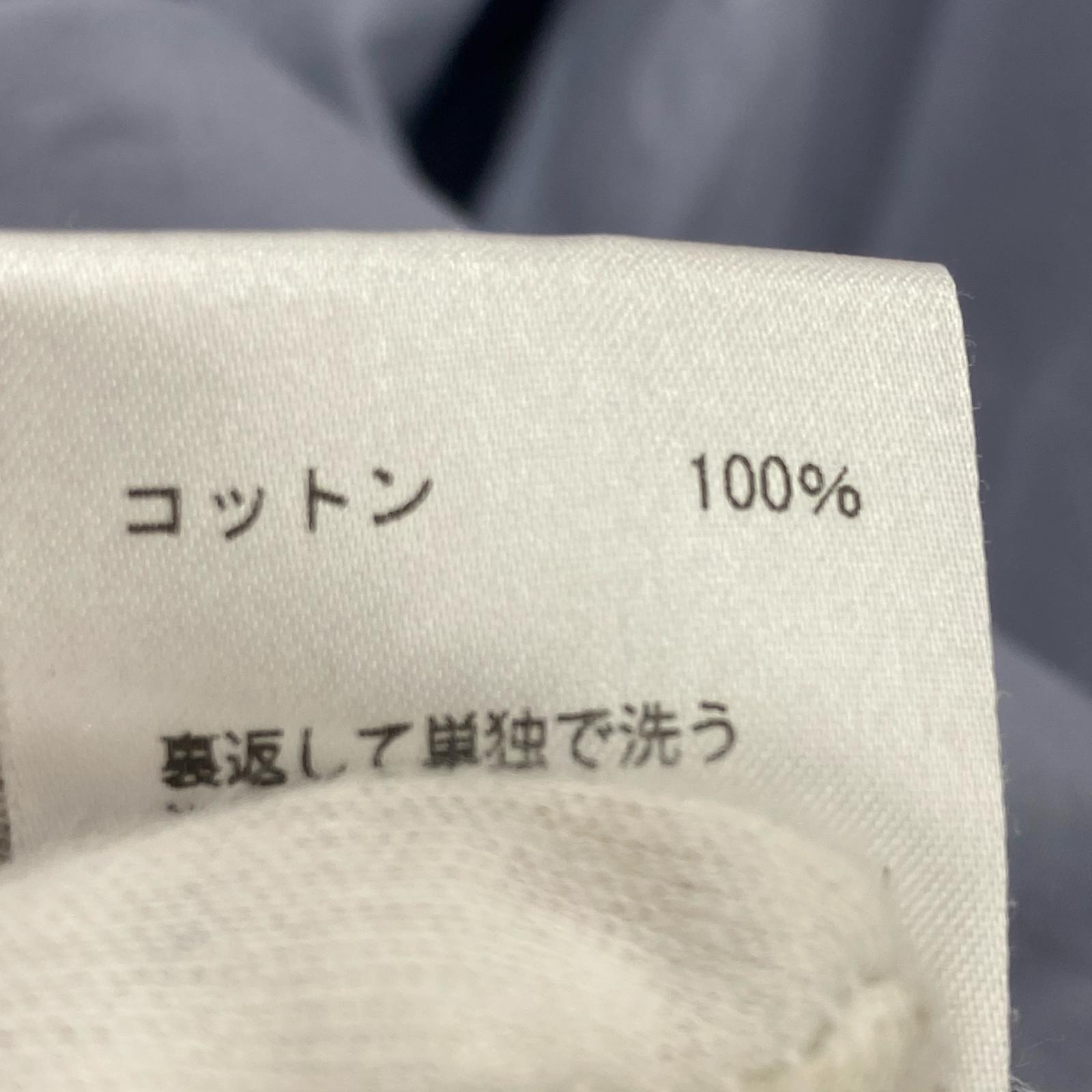 長袖シャツ エジプトコットンサテンバンドカラーシャツ 5