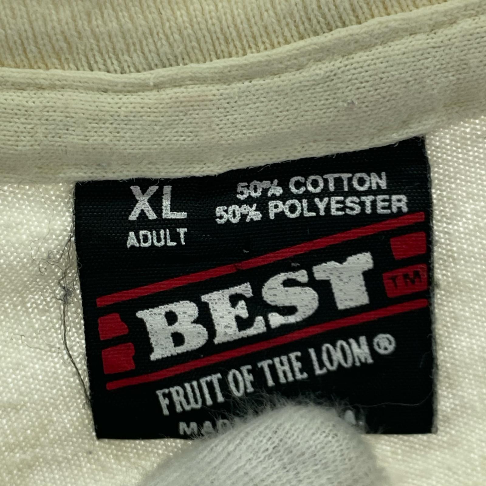 半袖Tシャツ フルーツオブザルームボディ クリーム スズメ XL