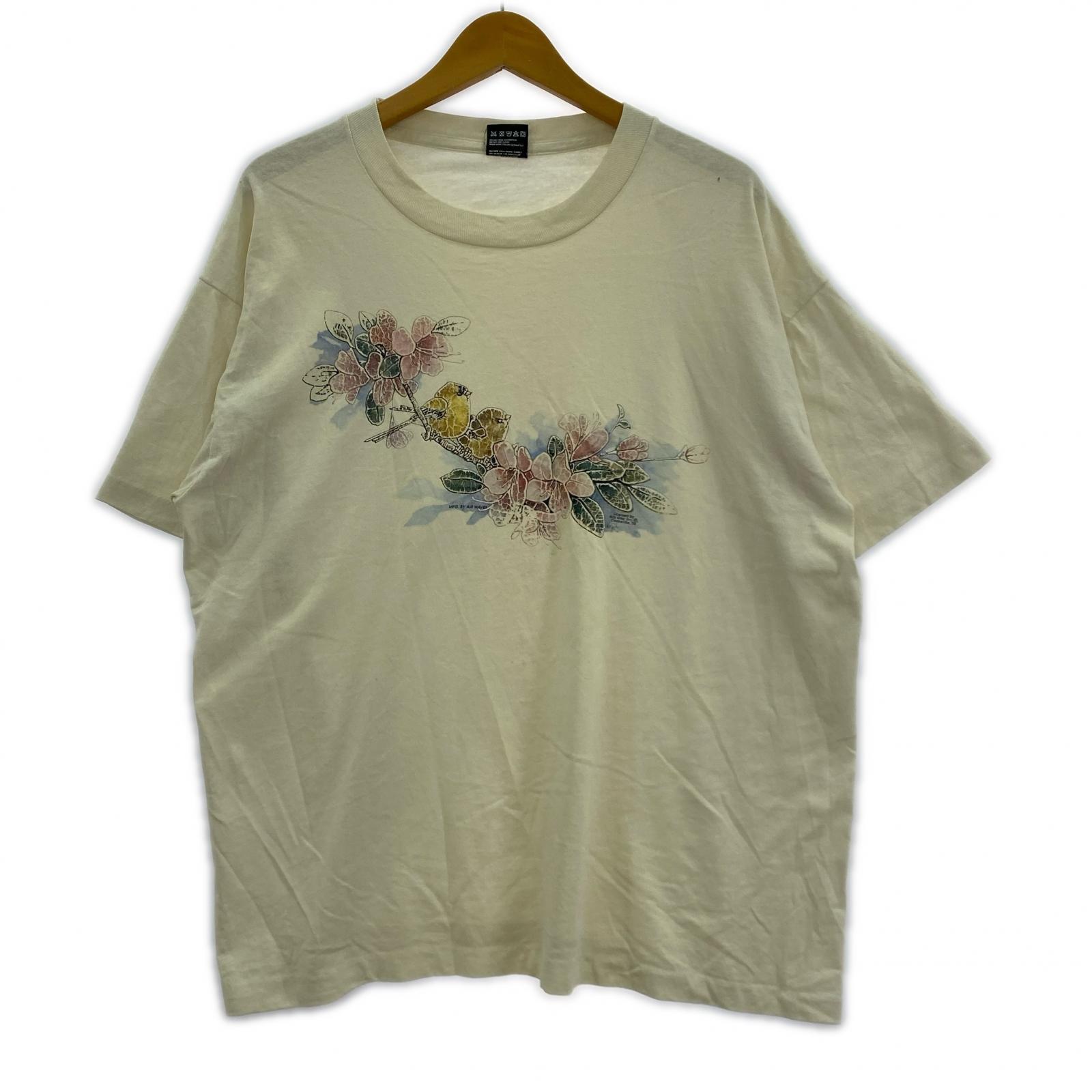 半袖Tシャツ フルーツオブザルームボディ クリーム スズメ XL