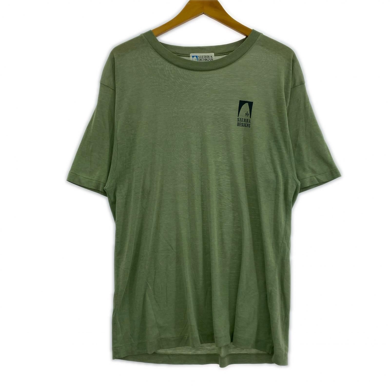 半袖Tシャツ ロゴ 緑 L L グリーン
