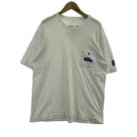 半袖Tシャツ PAPAS ポケT USA製 白 ホワイト