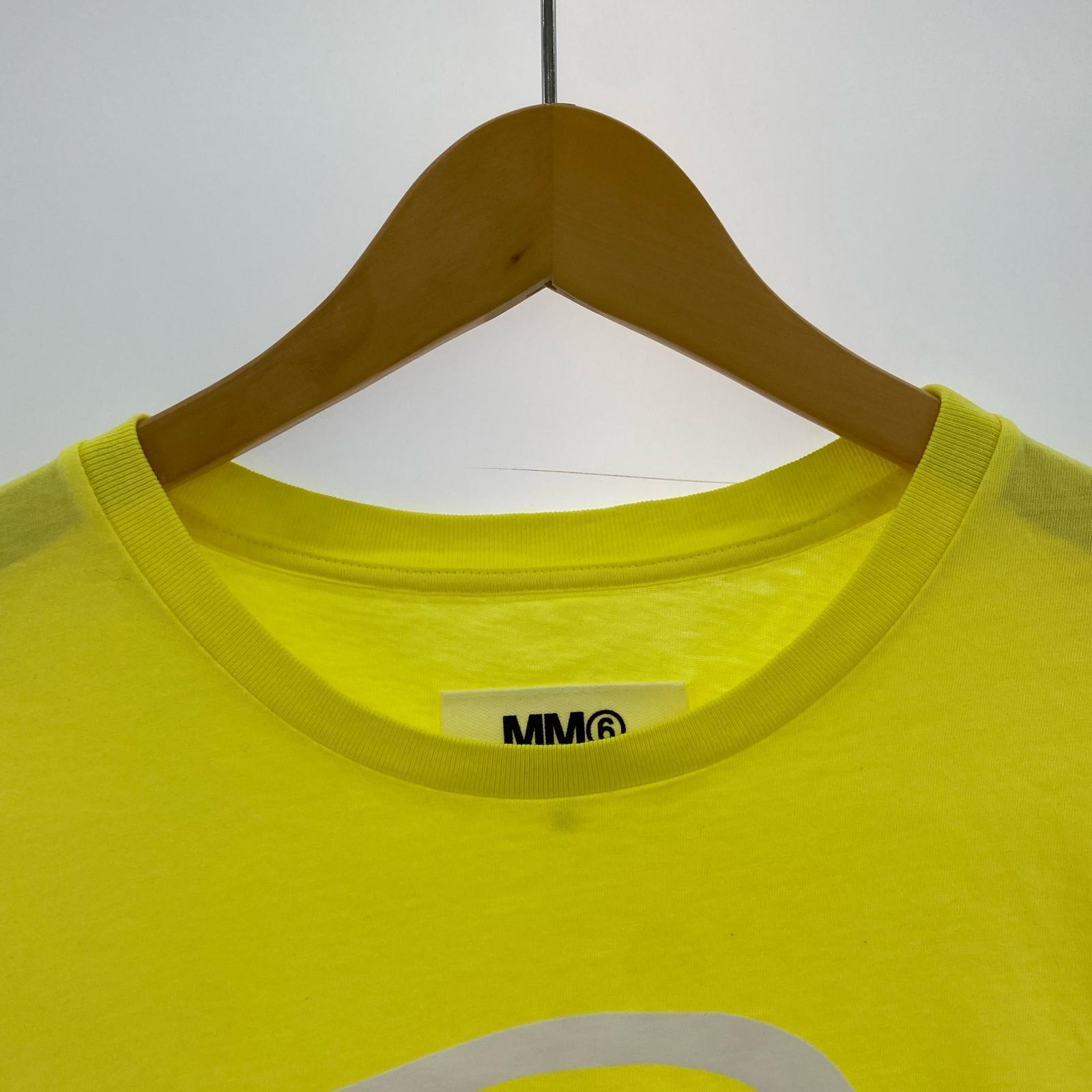 半袖Tシャツ ロゴプリント 黄 (14)