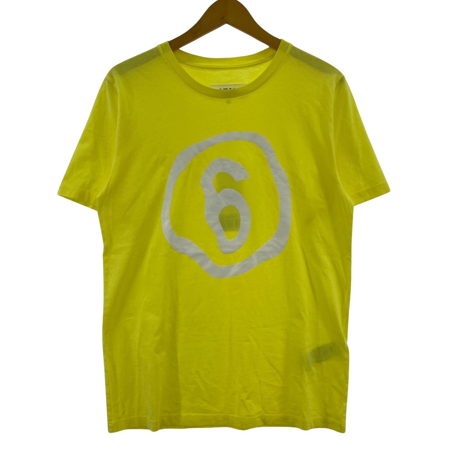 半袖Tシャツ ロゴプリント 黄 (14)