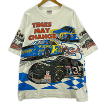 半袖Tシャツ 90s NASCAR Dale Earnhardt Tee 白 XL ホワイト