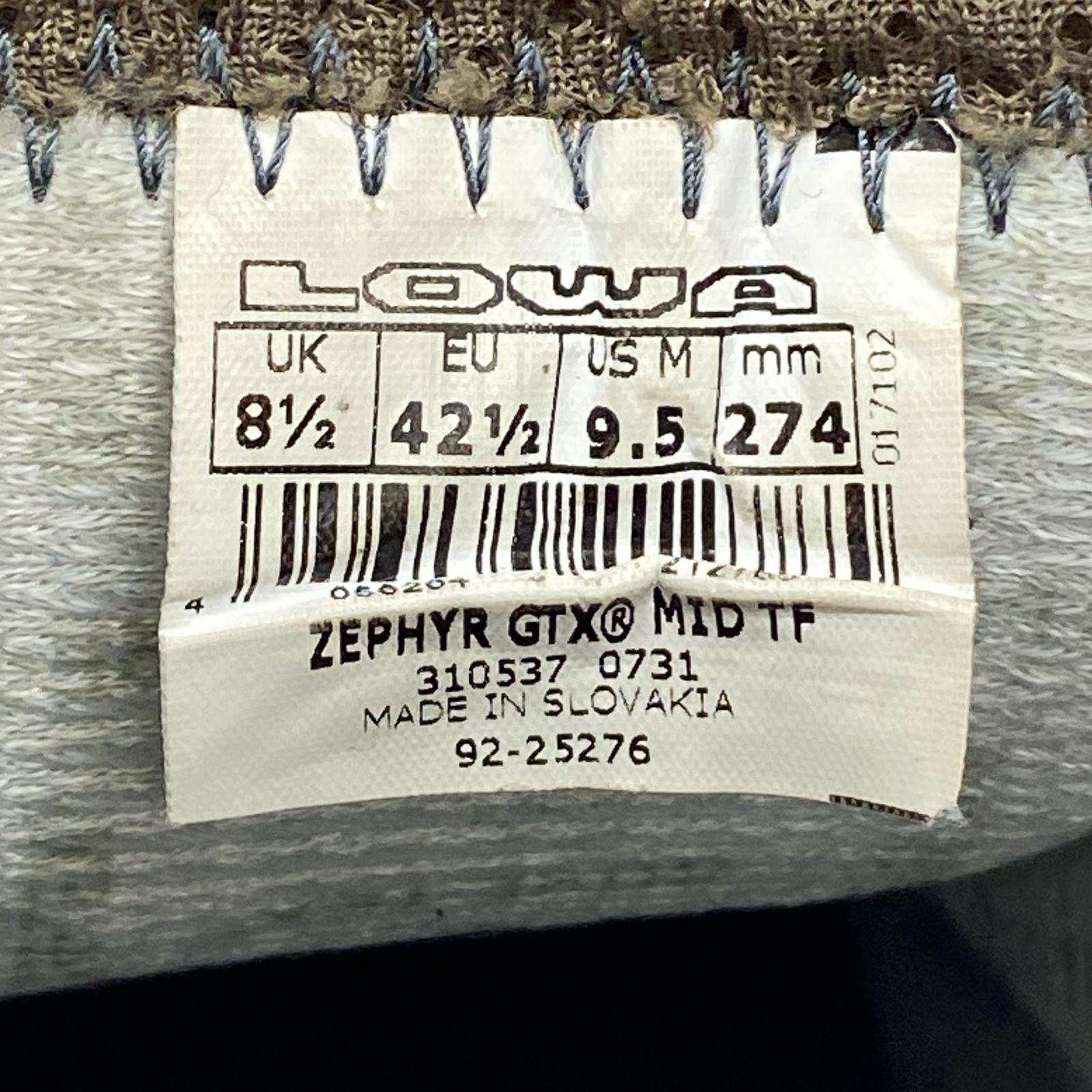 シューズ LOWA/ZEPHYR GTX/27cm/KHK ブラウン