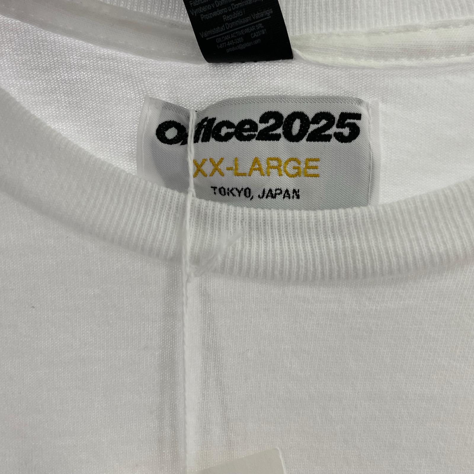 半袖Tシャツ 25ss Office ホワイト XXL ホワイト
