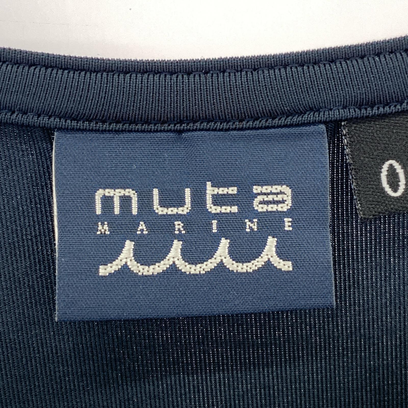 ワンピース muta MARINE キャミソール ワンピース ネイビー