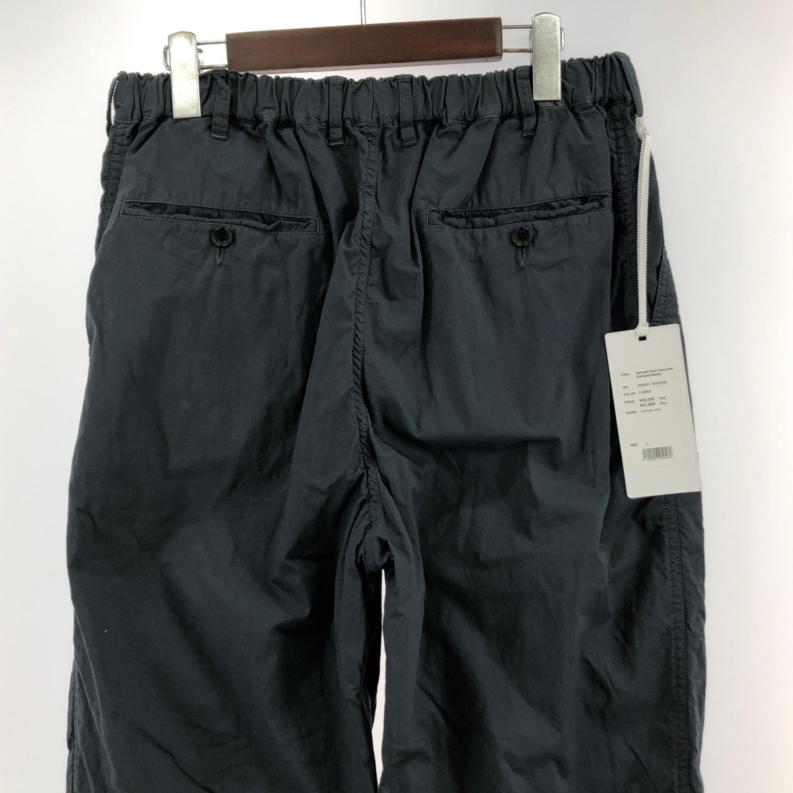 パンツ Garment Dyed Typewriter Oversized Slacks 1 グレー