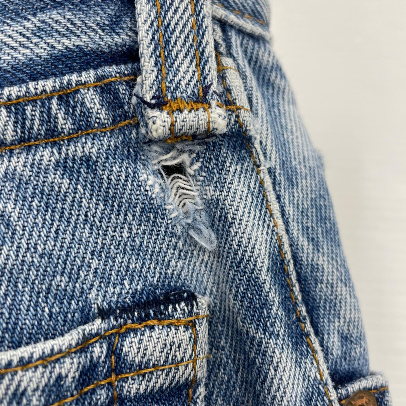 デニムパンツ 80s 501 W27 ブルー