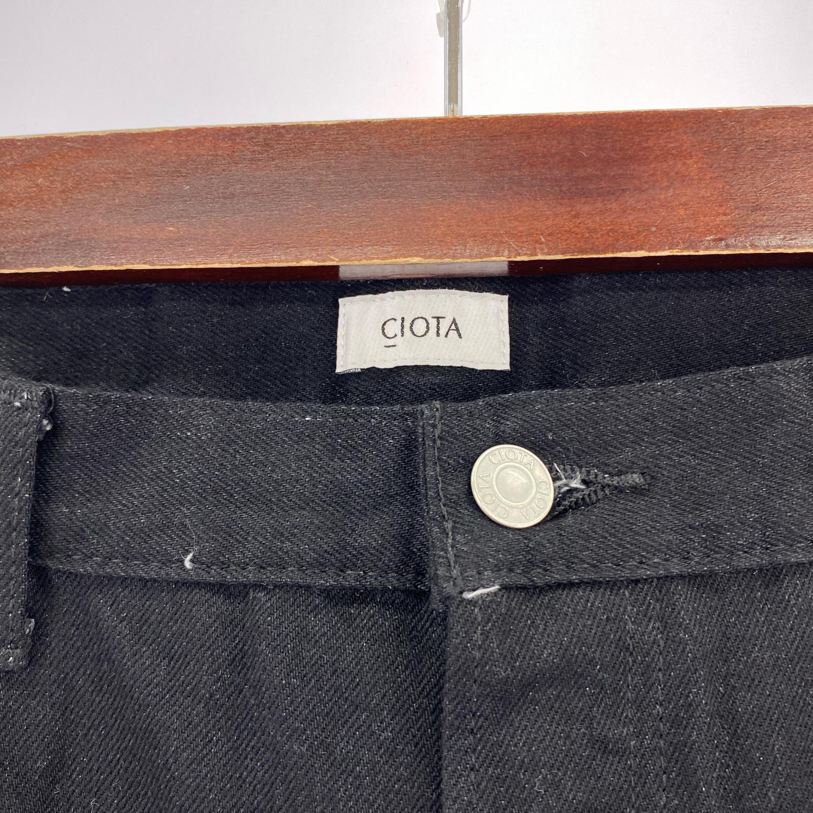 デニムパンツ 25SS Straight 5 Pocket Pants ブラック 38 ブラック