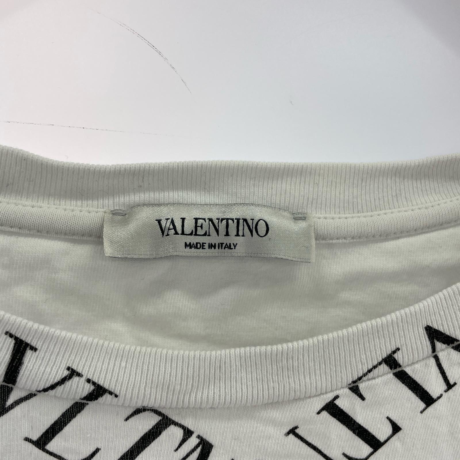 半袖Tシャツ 総柄 マルチロゴ ホワイト M