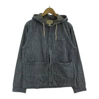 パーカー RRL INDIGO STRIPED TWILL HOODED JACKET S ブルー S ブルー