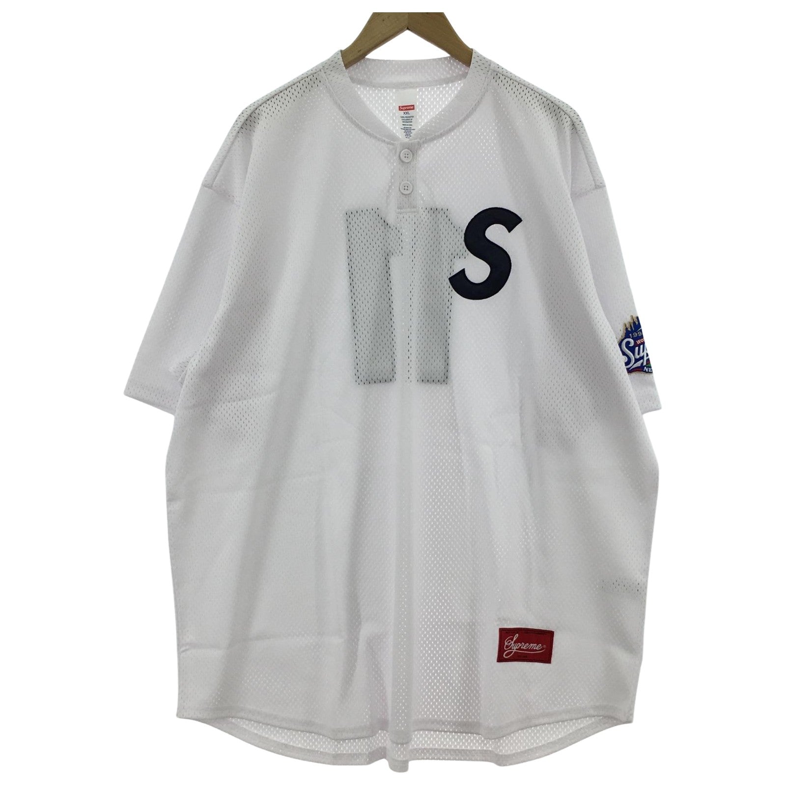 半袖シャツ Supreme 25SS S Logo Baseball Henley ヘンリーネックBBシャツ XXL ホワイト ホワイト