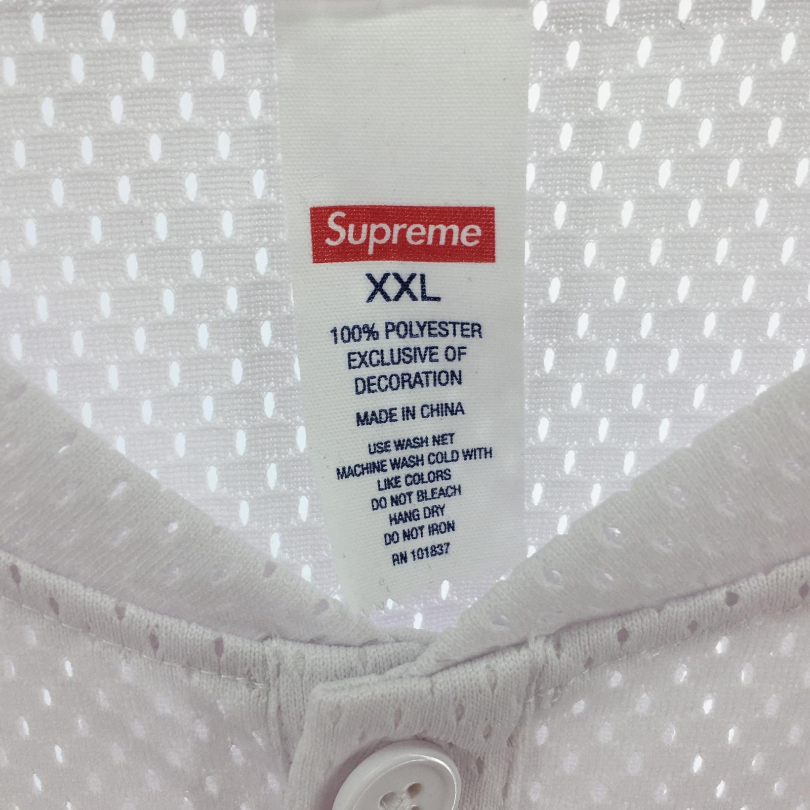 半袖シャツ Supreme 25SS S Logo Baseball Henley ヘンリーネックBBシャツ XXL ホワイト ホワイト