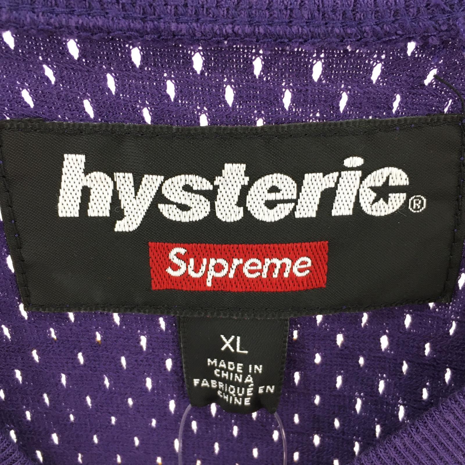 長袖Tシャツ Supreme×Hysteric Glamour 24AW Mesh L/S Top XL パープル パープル