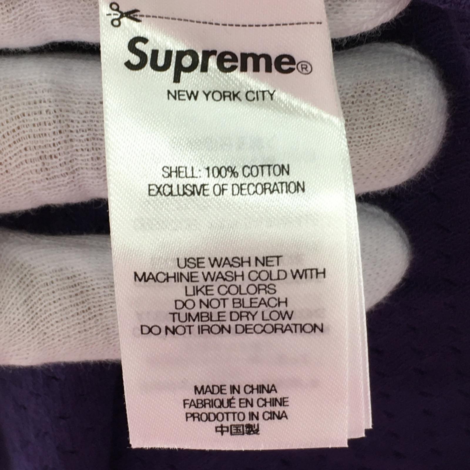 長袖Tシャツ Supreme×Hysteric Glamour 24AW Mesh L/S Top XL パープル パープル