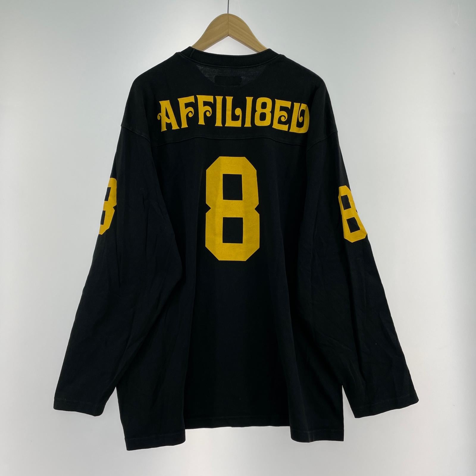 長袖Tシャツ Supreme 25SS Affiliated L/S Football Top XXL 黒黄 ブラック