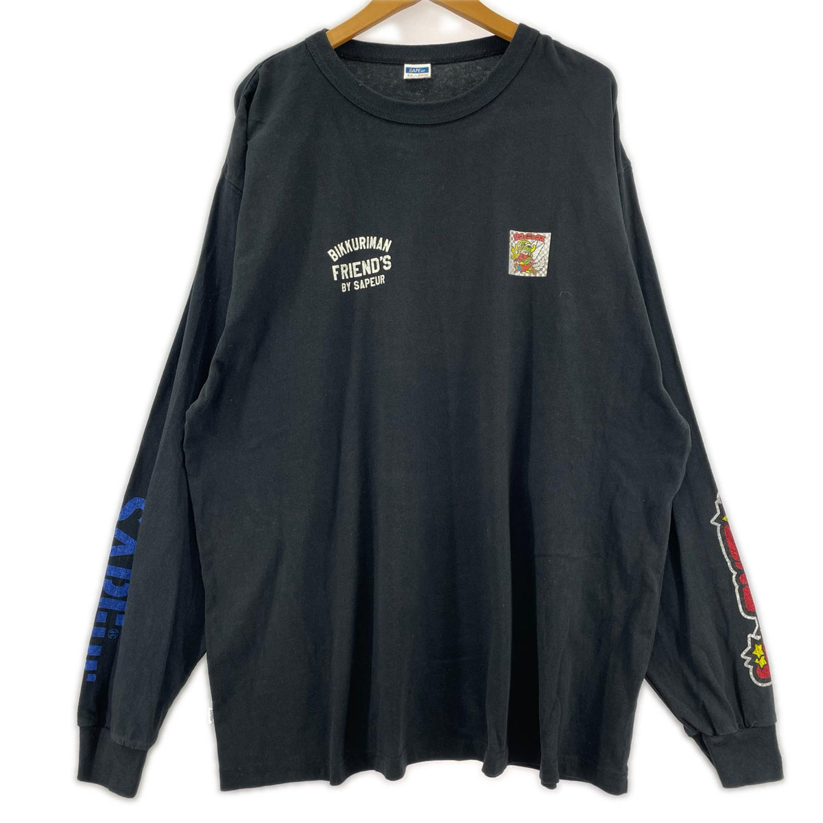 長袖Tシャツ SAPeur ビックリマン 聖フェニックス L/STee XXL 黒 ブラック