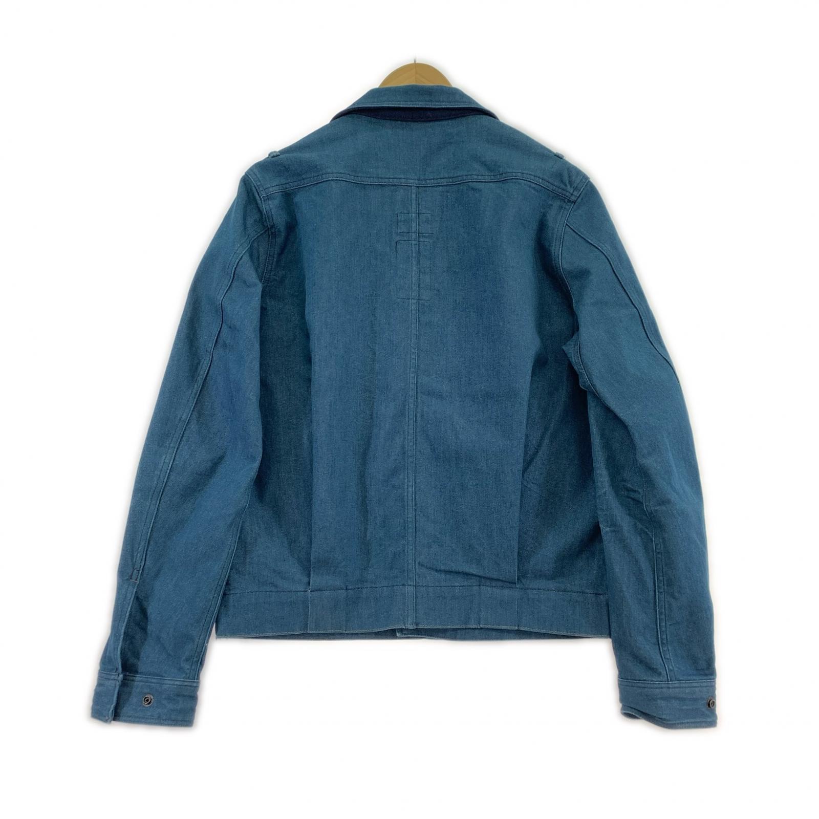 デニムジャケット UTILITY FLAP POCKET JACKET (M) M ネイビー